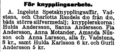 Hulda och sanna och aurore 1898