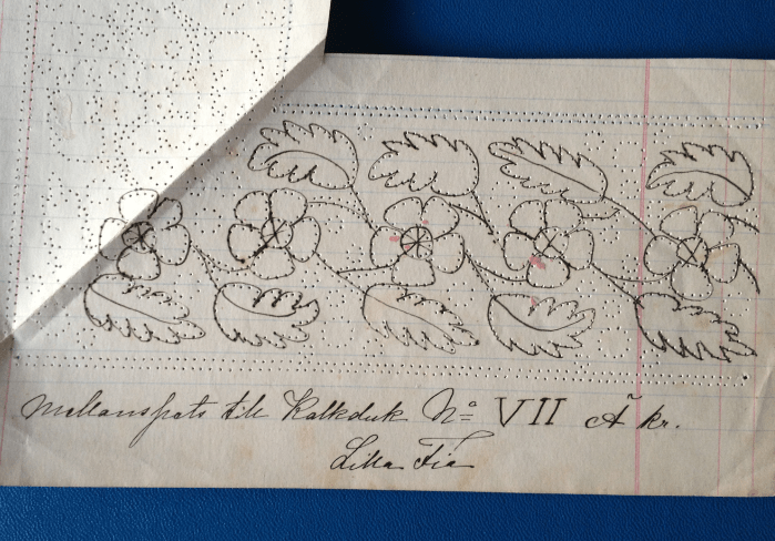 Klara Löf kalkduk lilla fia