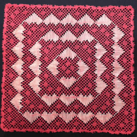 alla hjätrans duk rosa